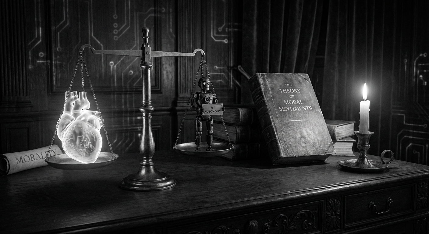 천칭저울 위의 심장과 AI — 도덕감정론의 공정한 관찰자