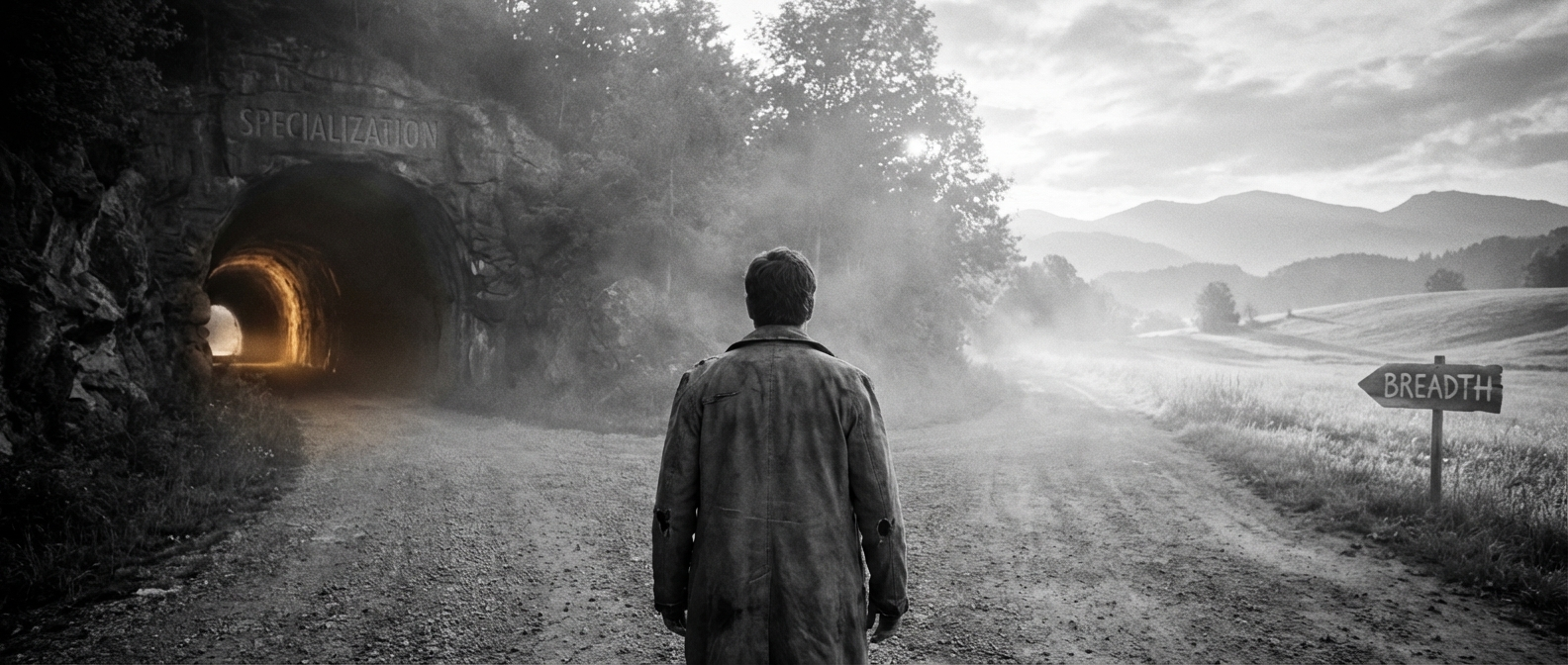 갈림길에 선 사람 — 깊은 터널과 넓은 들판